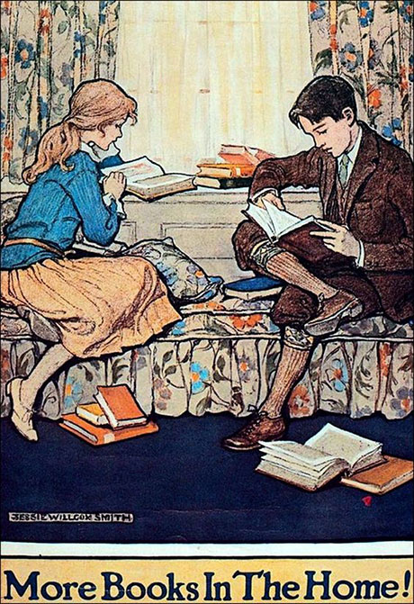 Тот самый случай, когда делаешь вид, что читаешь книгу, а сам(а) думаешь совсем о другом ;)